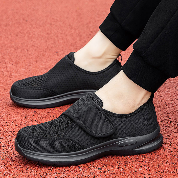 Unisex nan åndbar komfort halvskuh med velcro og ergonomisk dæmpning Skovae