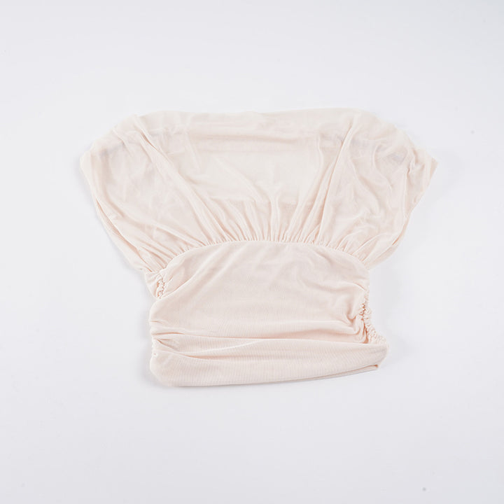 Dame elegant overdel med ruffles detaljer og figursyet snit Skovae