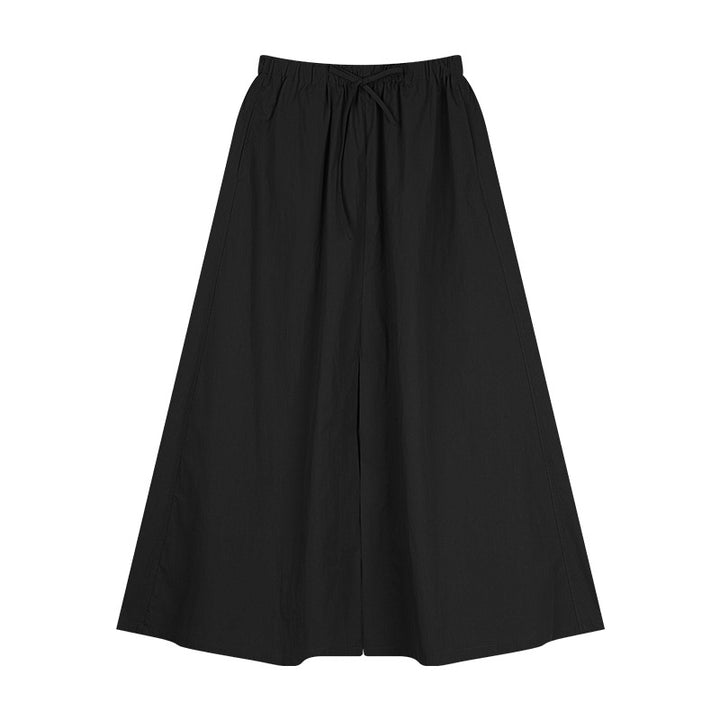 Dame bred Culotte-bukser lavet af åndbart materiale med elastisk talje og praktiske sidelommer Stilla
