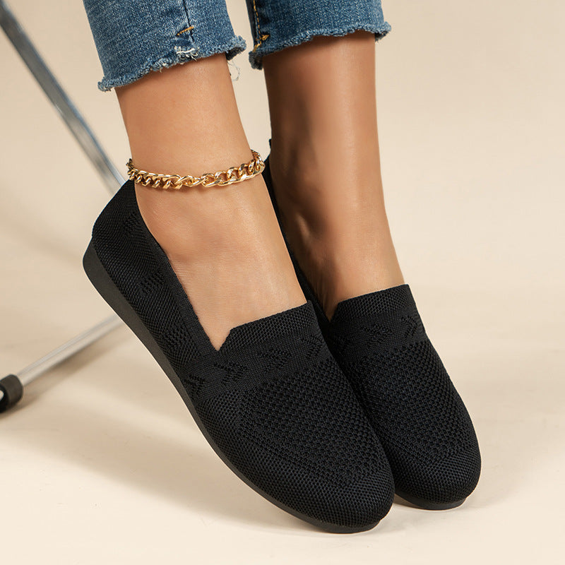 Dame Åndbare Slip-On Espadrilles med fleksibel Sål Stilla