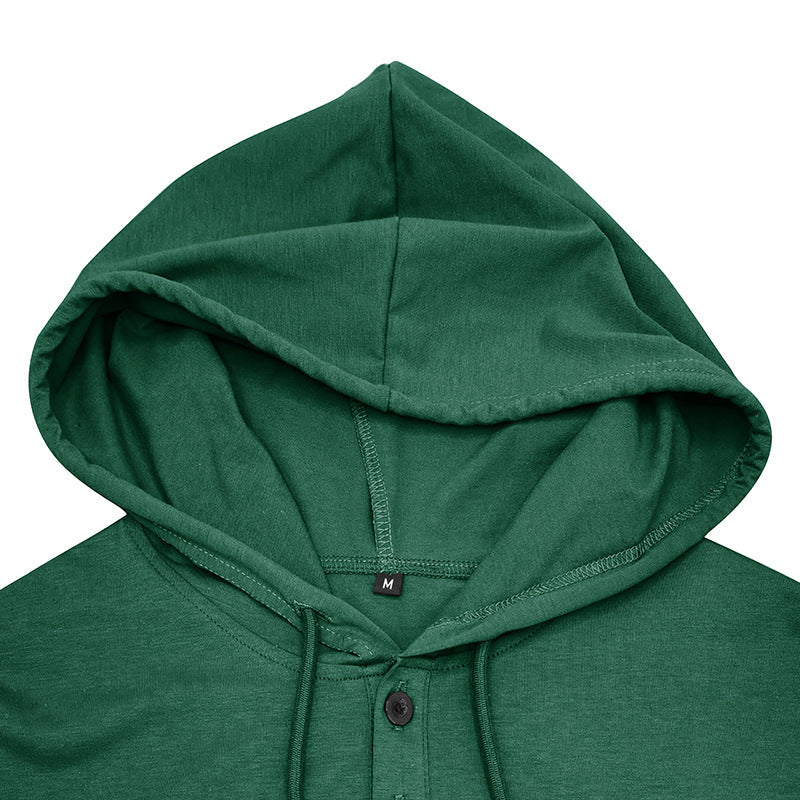 Herre Kortærmet Hoodie T-Shirt Stilla