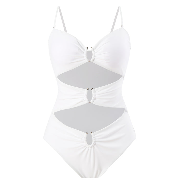 Dame én-delt badedragt med elegant cut-out-design og justerbare stropper Stilla