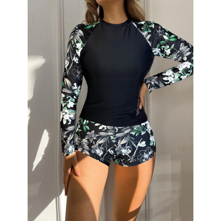 Dame Rashguard og Shorts Sæt Stilla