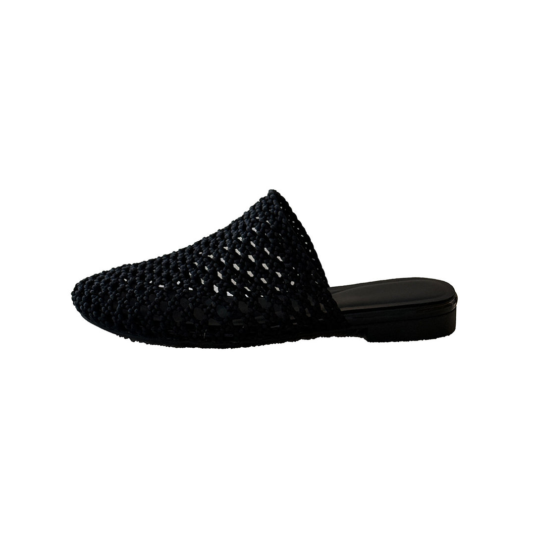 Femme Flettede Rutsche Mules Stilla