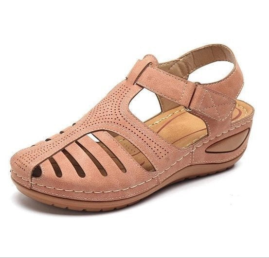 Dame komfort-sandaler med moderne remdesign og åndbart overmateriale Stilla