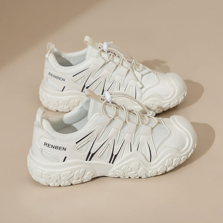 Dame Sporty Sneakers med elastisk snøresystem og dæmpende sålprofil Stilla