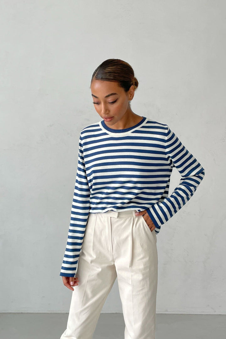 Stilla | Klassisk Stribet Sweater