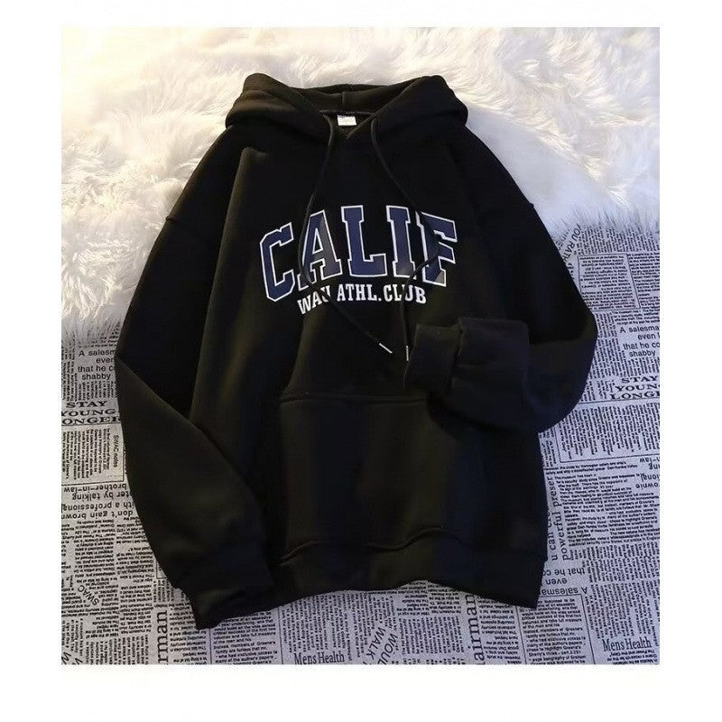 Dame hoodie med iøjnefaldende Uni logo og blød inderside Skovae