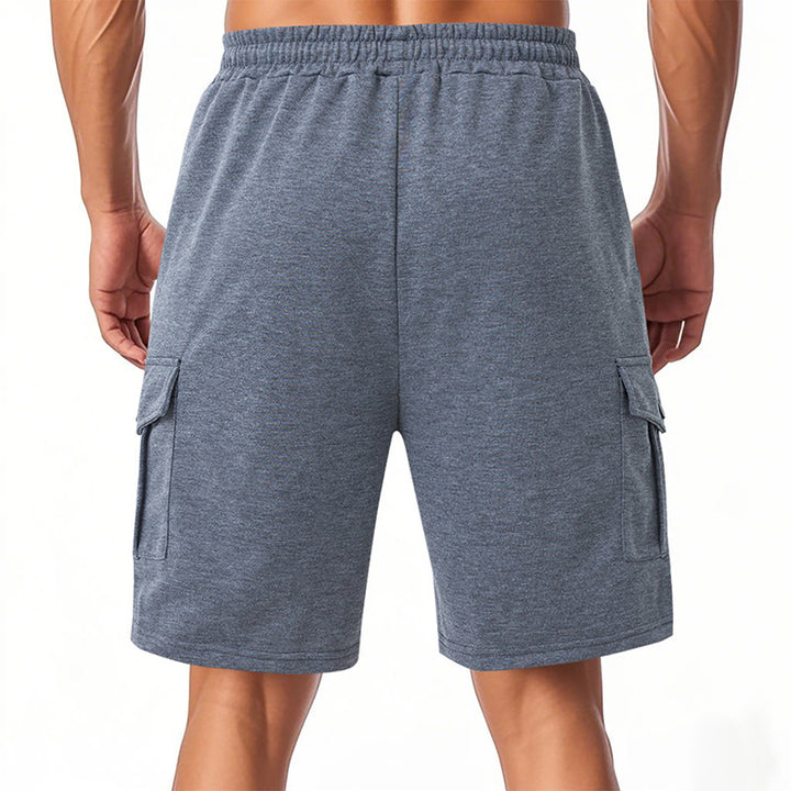 Herre cargo-shorts med funktionelle lommer og elastisk bånd Stilla