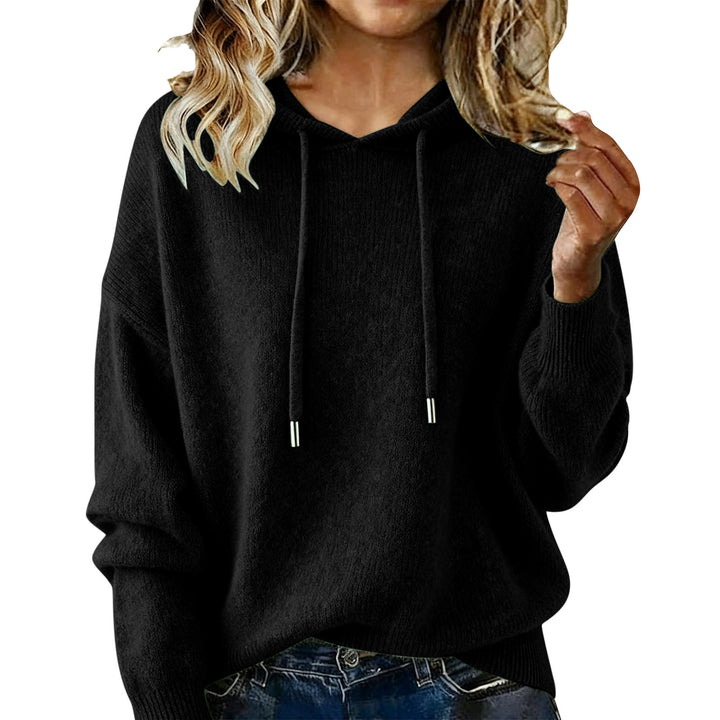 Kvinders oversized hoodie sweatshirt med tekstureret design og snoretræk Stilla