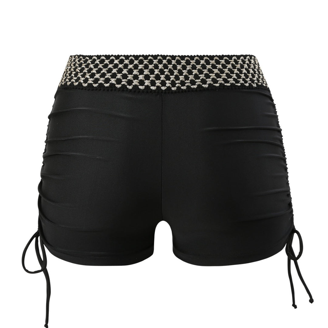 Damer justerbar rynke bade shorts Stilla