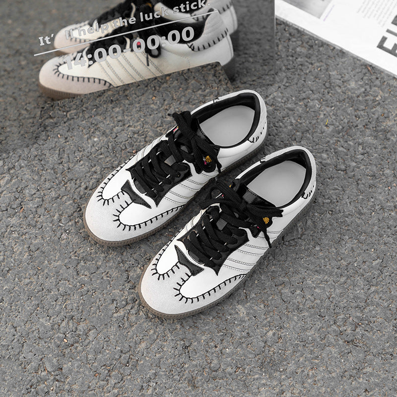 Dame Sneaker med kunstneriske håndbroderier og komfortabel sål Stilla
