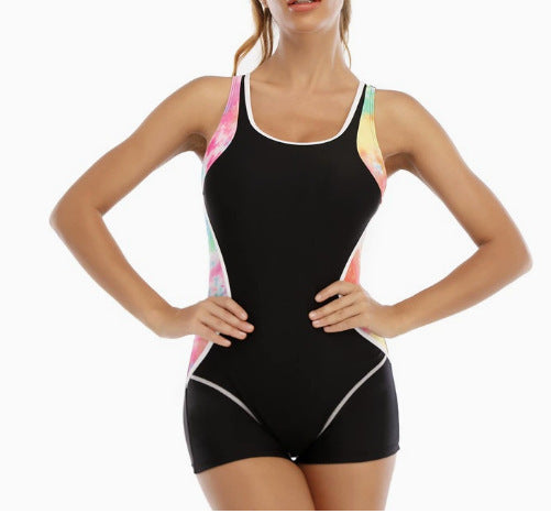 Dame Sporty Badedragt med Shorty-snit Skovae