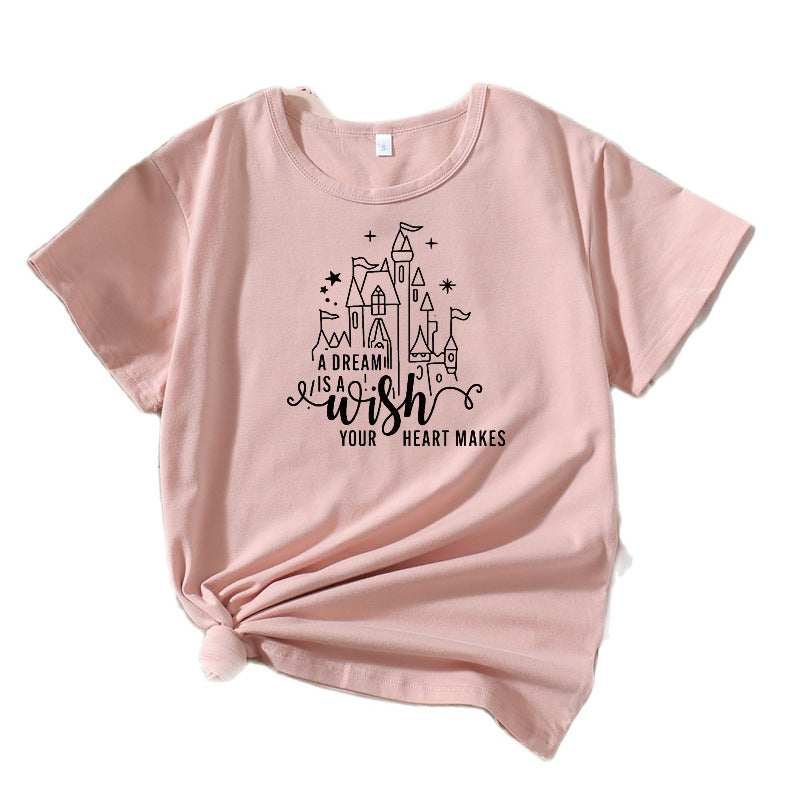 Kvinder Kreativ Grafisk T-Shirt Stilla