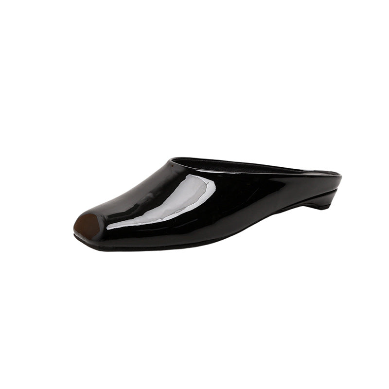 Dame elegante Mules lavet af høj kvalitet laklæder Stilla