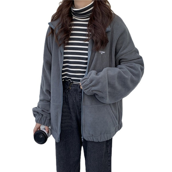 Femme Cozy Fleece Zip-Up Jakke Stilla