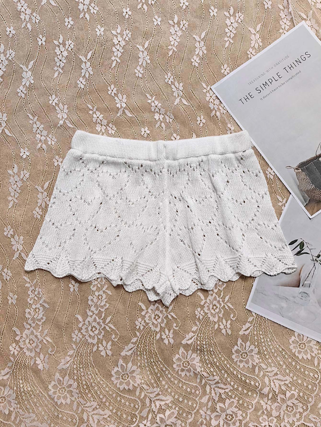Dame hæklede strandshorts Skovae