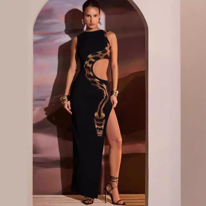 Femme Cut-Out Bodycon Aftenkjole Stilla