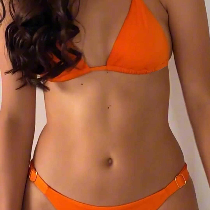 Dame Triangel-Bikini-sæt med justerbare stropper og kvalitetsstof Stilla