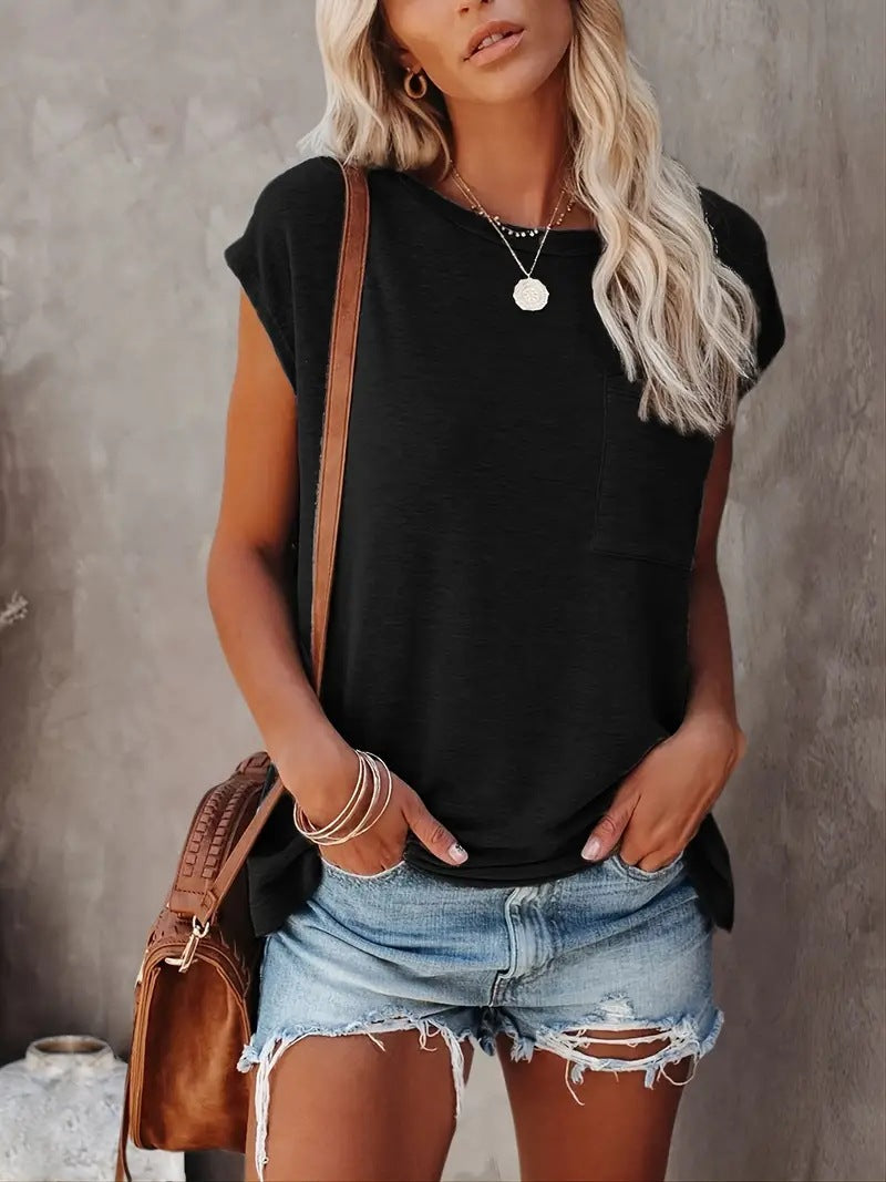 Dame Casual Oversized T-Shirt Stilla
