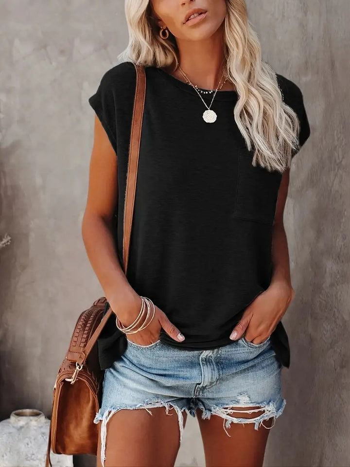 Dame Casual Oversized T-Shirt Stilla