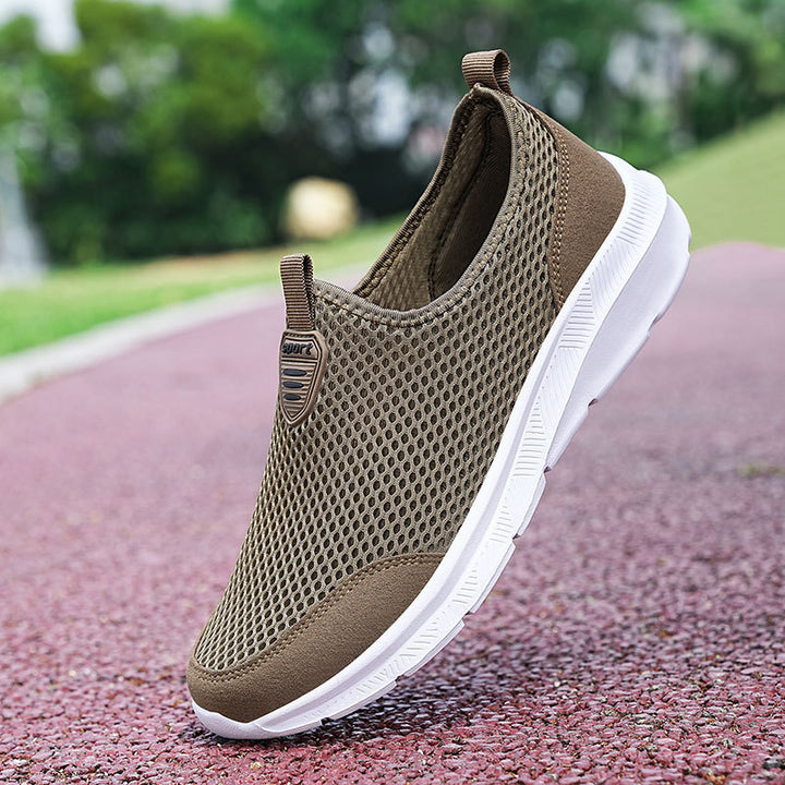 Unisex nan ultralet net-sandal med viskoelastisk fodseng og fleksibel skridsikker sål Skovae
