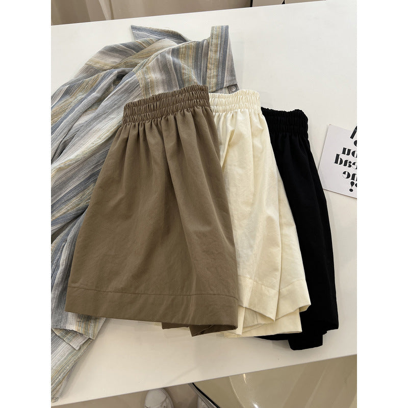 Dame Relaxed Fit Bomulds shorts Stilla