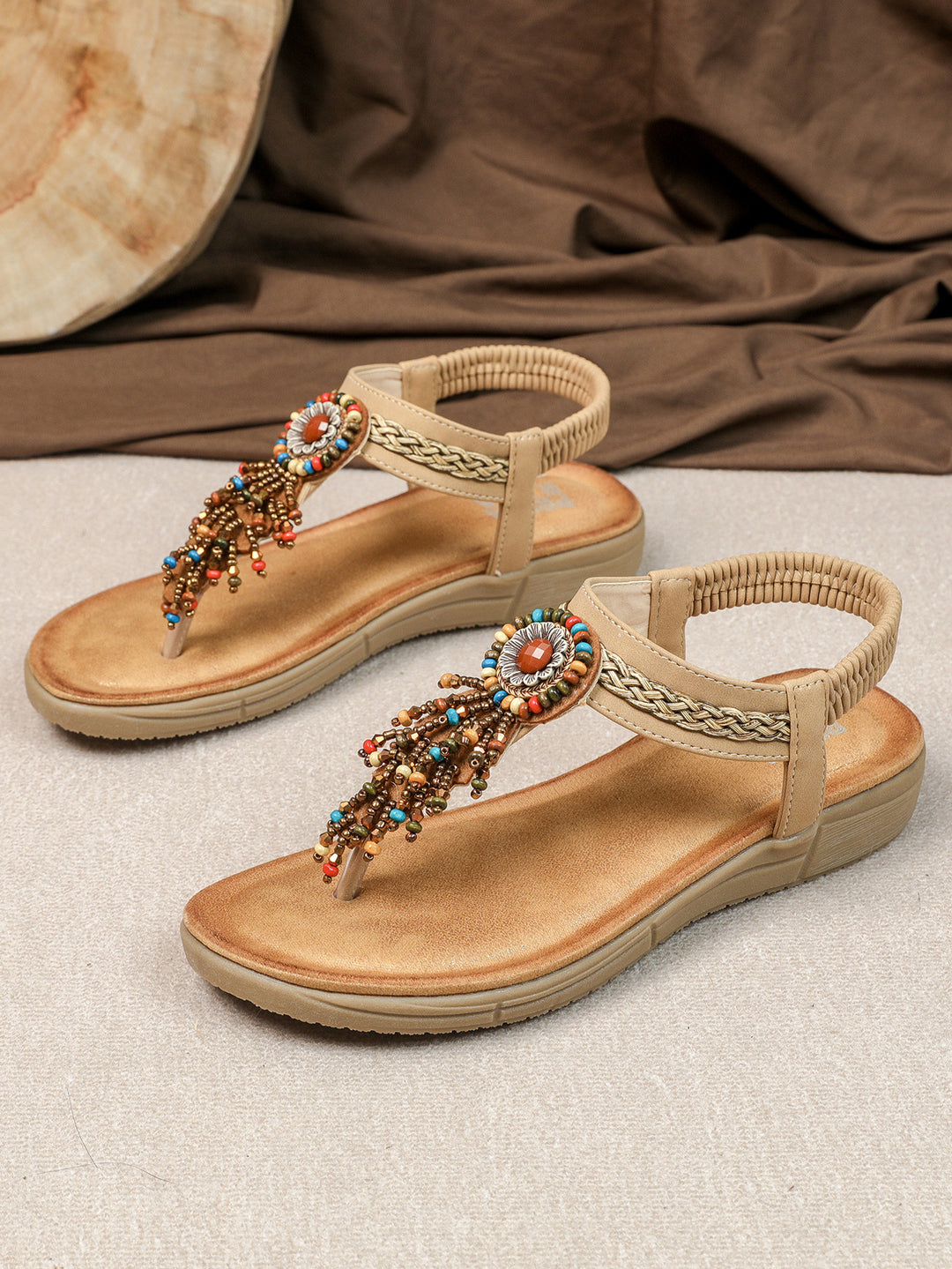 Dame Sandaler med glitrende paljetter og elastisk rem Stilla