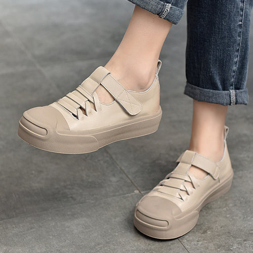 Dame Behagelige Slip-On Sneakers med justerbar velcro og moderne design Stilla