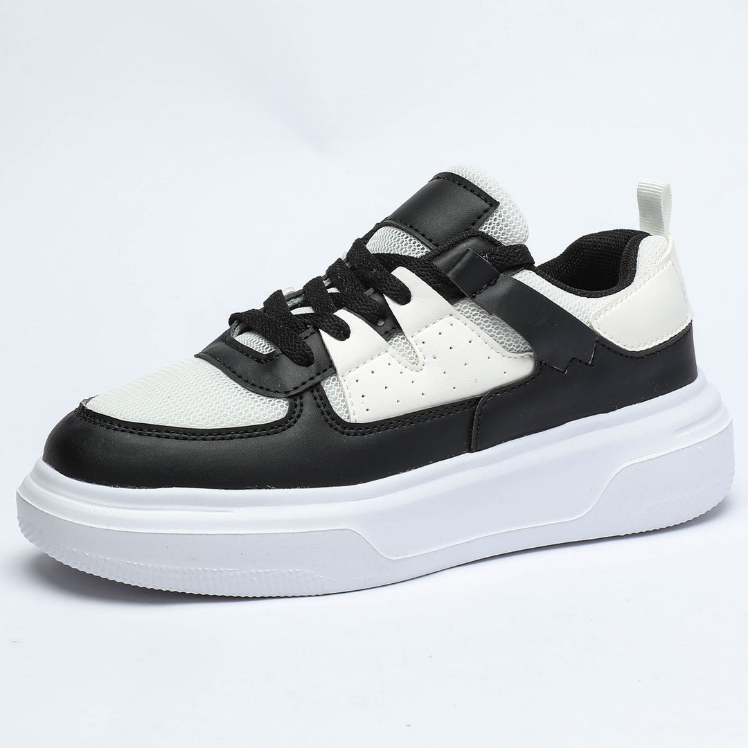 Dame snørebånd-sneakers med åndbart overmateriale og skridsikker sål Stilla