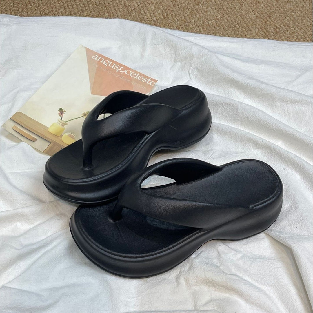 Dame Komfortable Flip-Flops med ergonomisk sål og skridsikkert design Stilla
