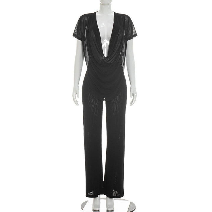 Dame Elegant Oversized-Outlet i flydende materiale Skovae