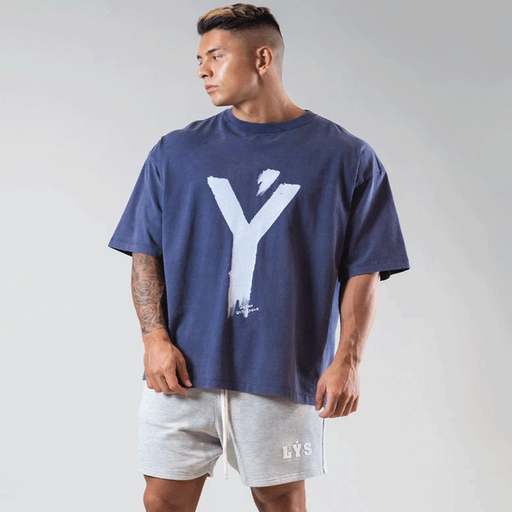 Herrer Oversize T-shirt Stilla