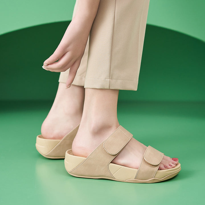 Dame ergonomiske sandaler med optimal støtte og individuelt justerbare remme Stilla
