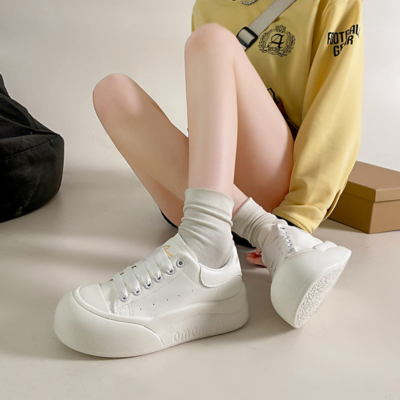 Dame Chunky Sneakers med polstret platformssål og åndbart overmateriale Stilla