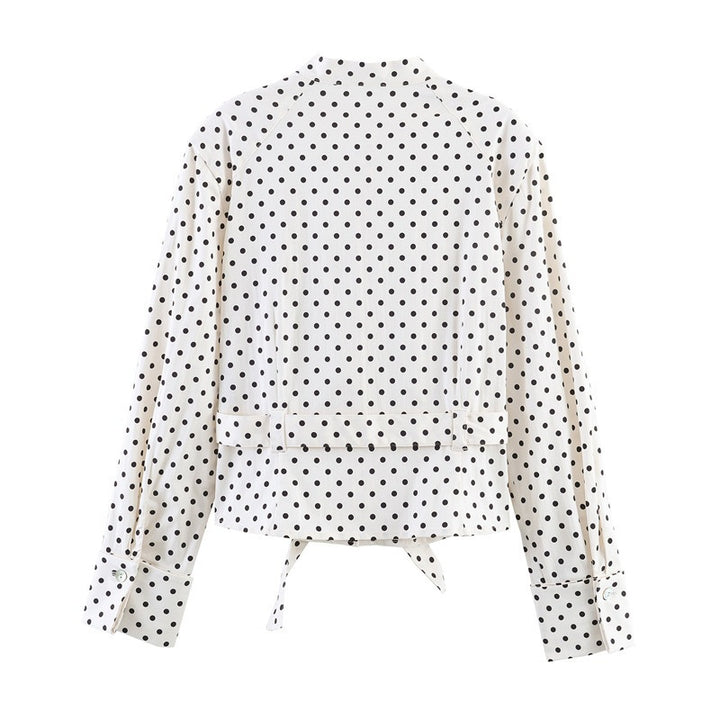 Dame Mode Culotte-Bukser i tidløst prik-design Skovae