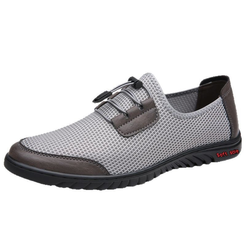 Herrer Åndbare Fritids-Sneakers med fleksibelt netdesign og skridsikker sål Stilla