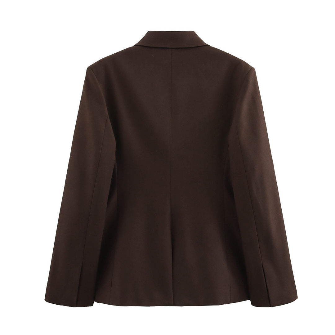 Dame elegant blazerjakke med struktureret design og praktiske lommer Stilla