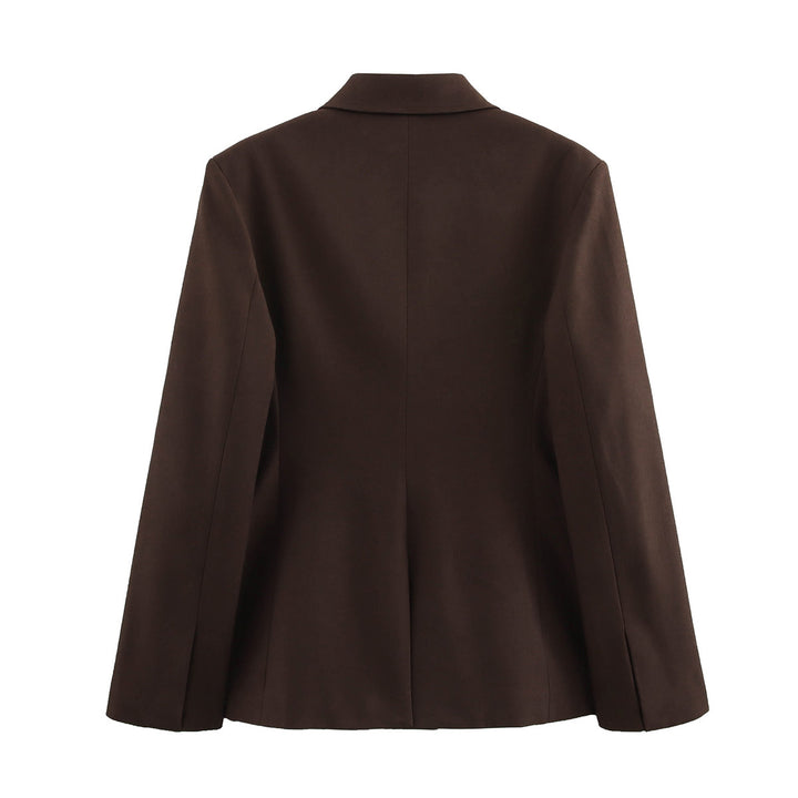 Dame elegant blazerjakke med struktureret design og praktiske lommer Stilla