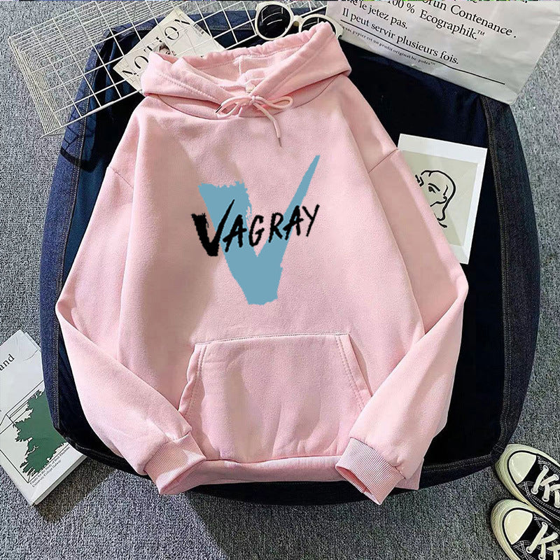 Kvinders hætte sweatshirt med moderne logo print Skovae