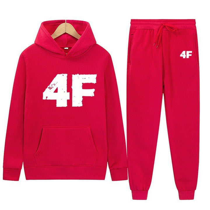 Kvinders hoodie og joggers sæt med sporty komfort Skovae