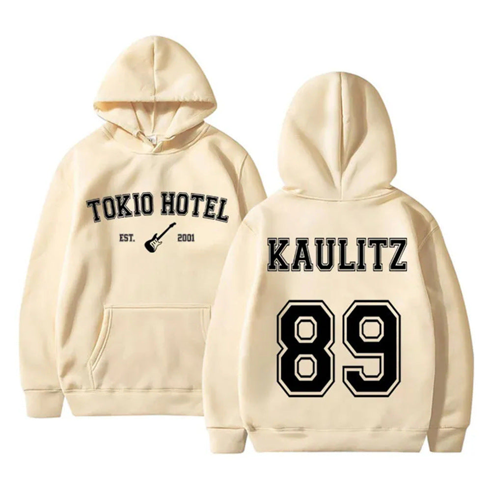 Dame hoodie med moderne bånddesign og komfortabel pasform Skovae