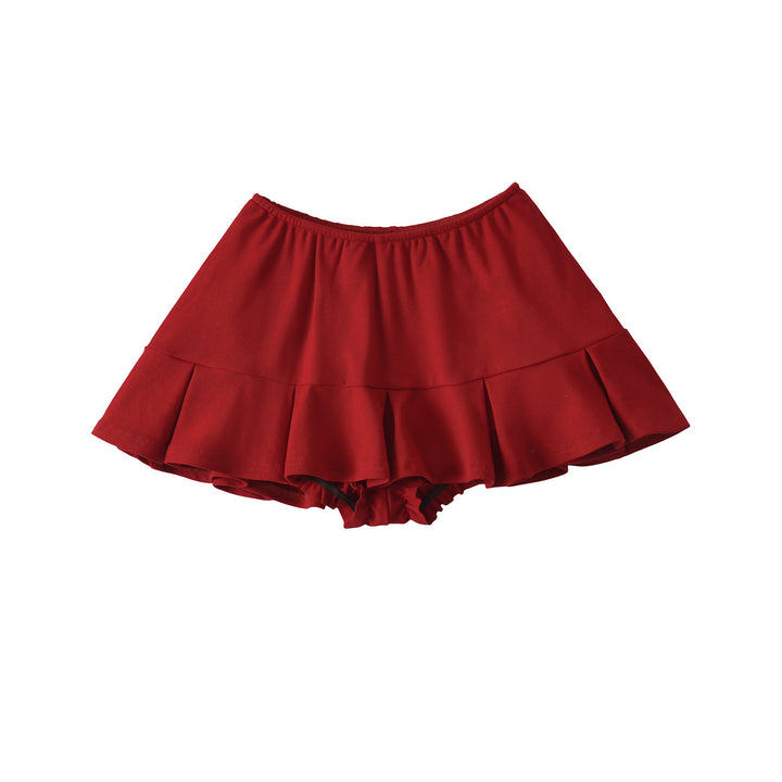 Dame rynket sportshorts med integrerede shorts og elastisk talje Stilla