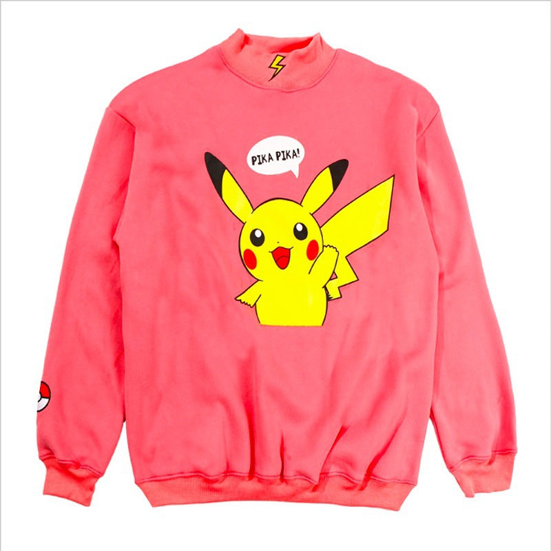 Kvinders sweatshirt med Pikachu-motiv og høj krave Stilla