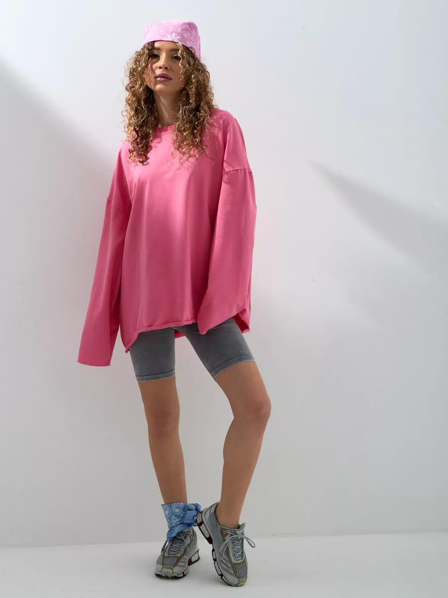 Kvinder oversized langærmet skjorte Skovae