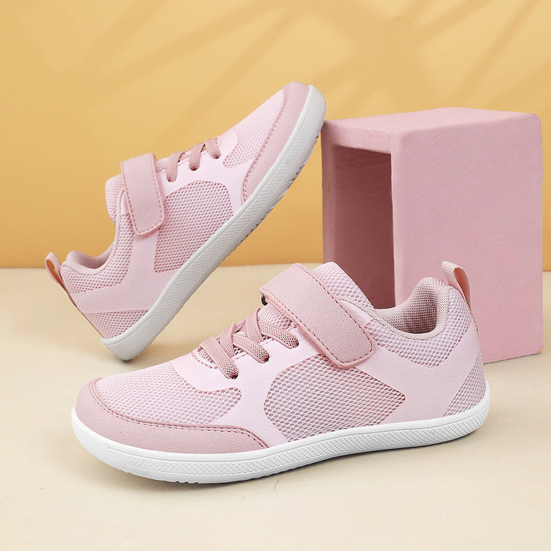 Unisex nan lette mesh-sneakers med elastisk snørebåndsystem, velcro og EVA-mellemsål Skovae