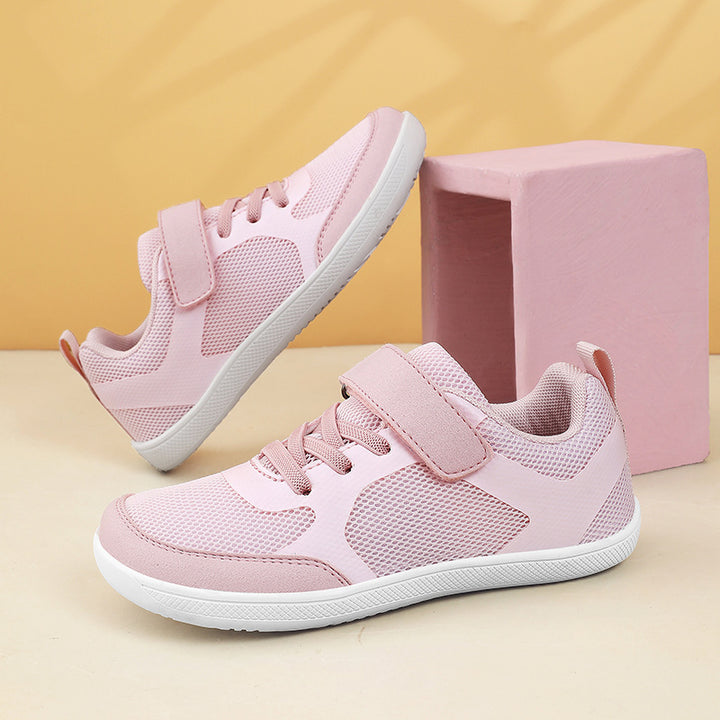 Unisex nan lette mesh-sneakers med elastisk snørebåndsystem, velcro og EVA-mellemsål Skovae