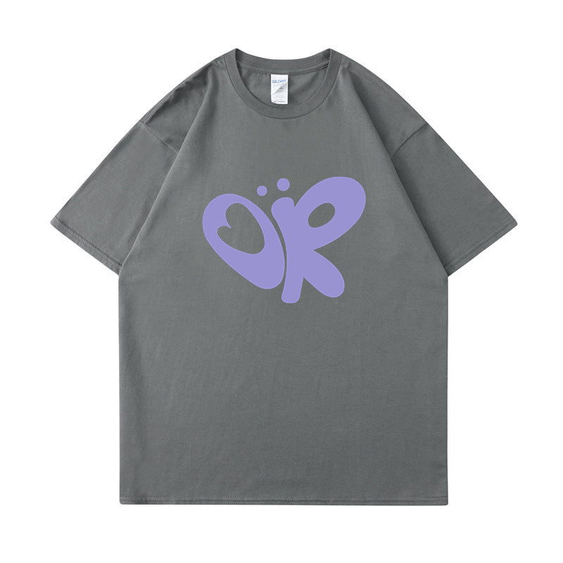 Dame casual T-shirt med unikt grafisk print Skovae