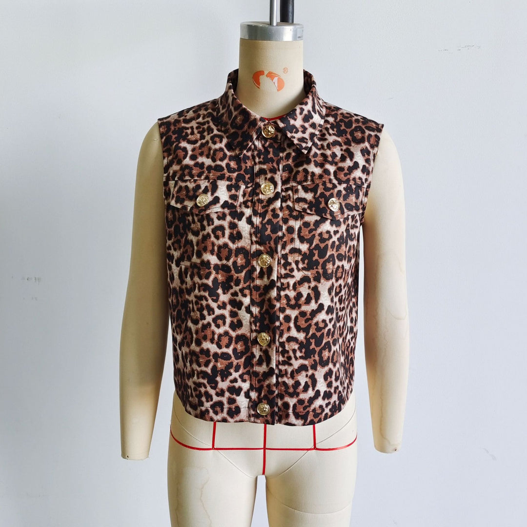 Femme Denim ærmeløs Utility Vest Stilla