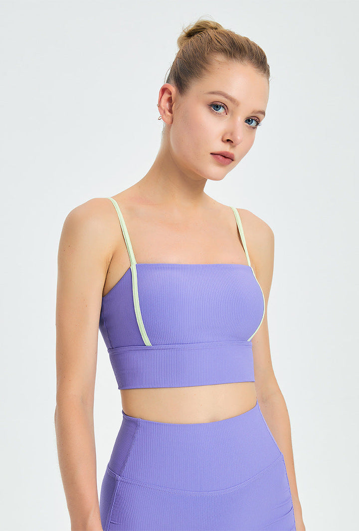 Stilla | Spaghetti Strop Yoga Sling Top Beauty Back Løbe Trænings Vest Til Kvinder